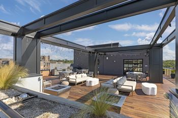 Modern outdoor patio